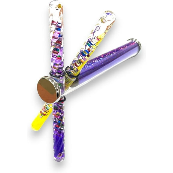 KaleidoscopeX Dual Glitter Wand Kaleidsocope Two Glitter Teeny Wands Crossing Kaleidoscope