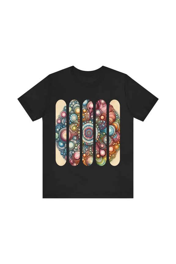 Kaleidoscopic Orbs - Jersey Short Sleeve Tee
