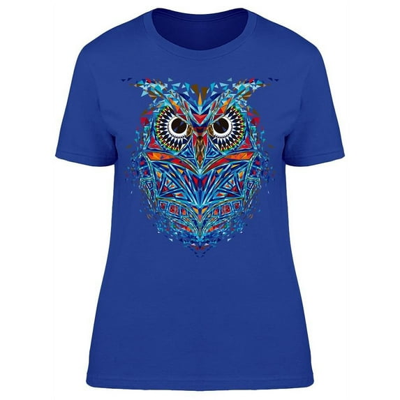 Kaleidoscopic Owl T-Shirt Women -Image by Shutterstock, Female 3X-Large