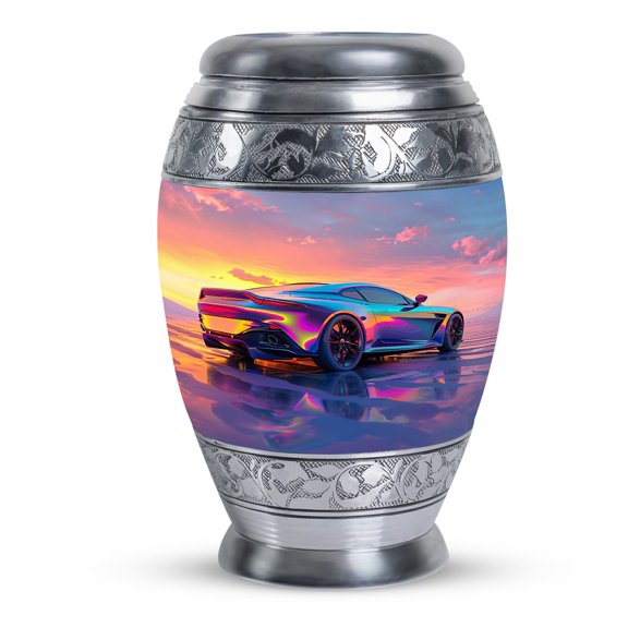 Kaleidoscopic Rhapsody Urn For Adult Ashes Male & Female - Memorial Urn Small - Unique Keepsake Urn For Adult Female Ashes - Decorative Small Urn 3 Inch, 1 Pc
