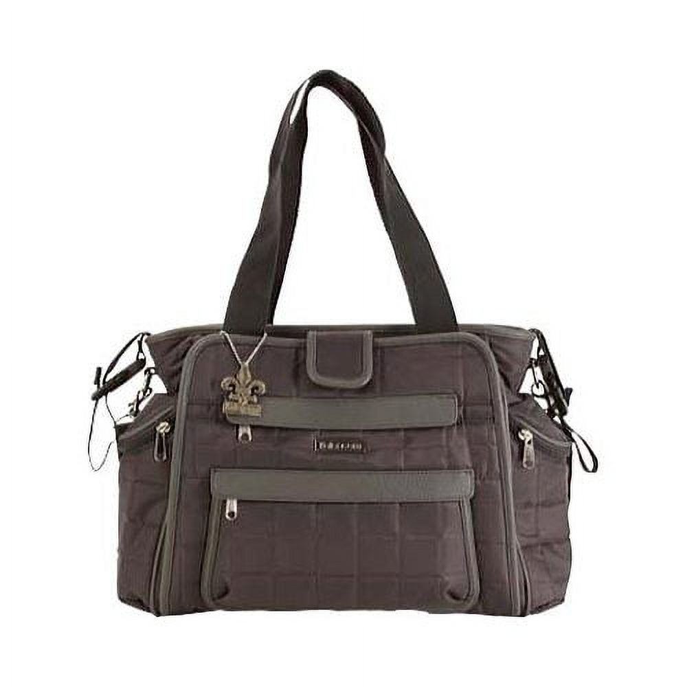 Kalencom Featherweight Quilted Nylon Nola Tote Diaper Bag in Asphalt ...