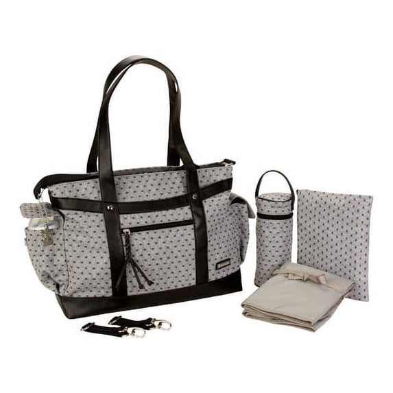 Kalencom L.A. Diaper Bag in Medallion Gray