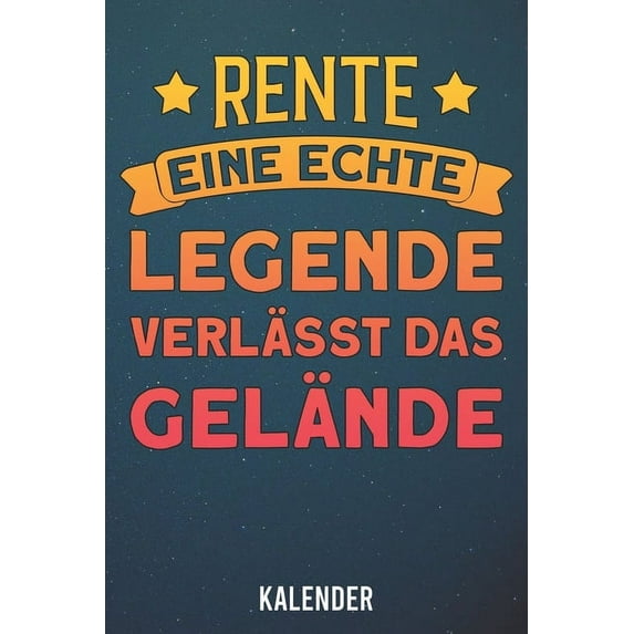 Kalender: 2020 A5 1 Woche 2 Seiten - 110 Seiten - Rente 2020 Legende verlässt das Gelände (Paperback)