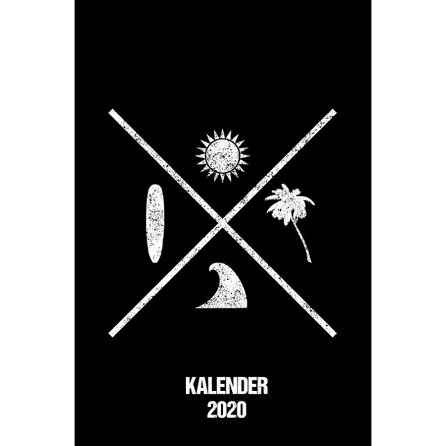 Kalender 2020 Surfen Terminkalender Surfer Symbol als Geschenk für Jahreskalender 2020 A5 1