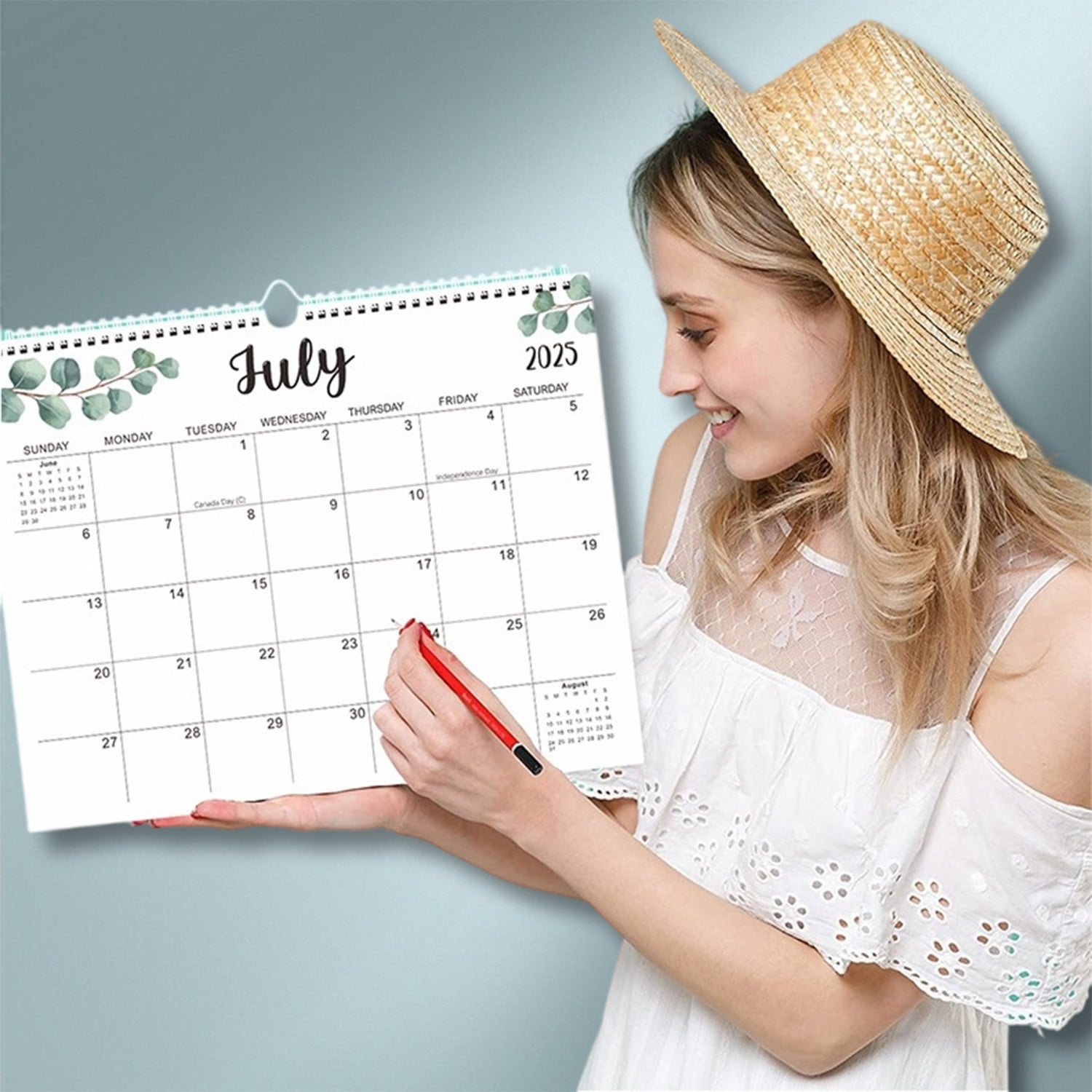 Kalender 20242025 18 Monate Juli 2024Dez. 2025 Leaf Calendar With