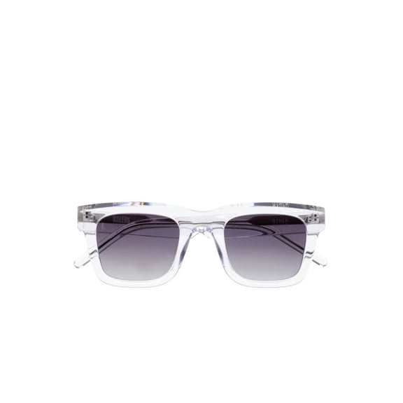 Kaleos Men's Binea Square-Frame Sunglasses With Gradient Tint And Minimalist Design Transparent