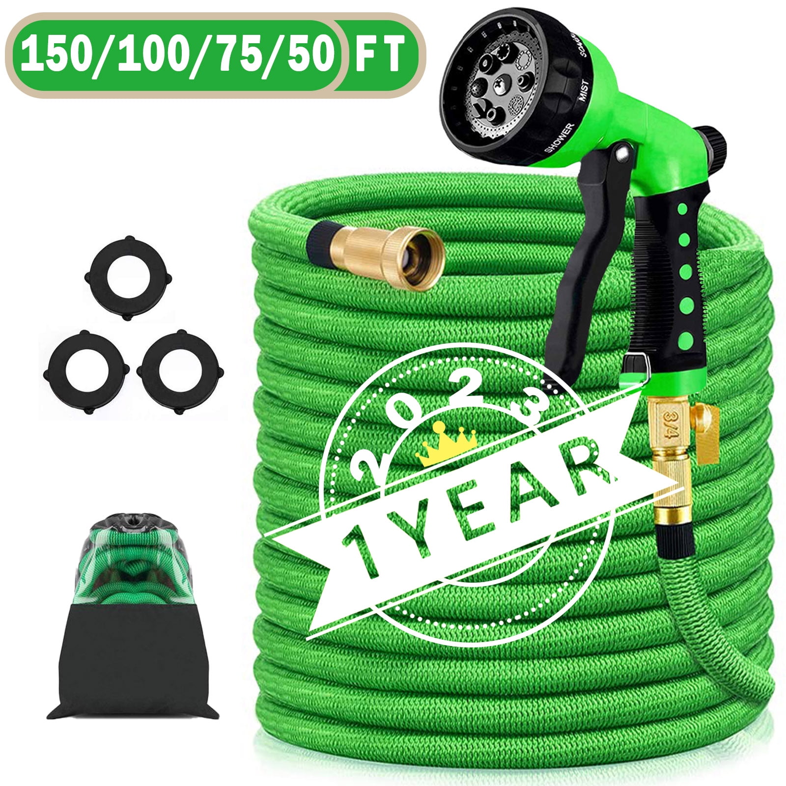 Kalgaden Expandable Garden Hose 150 feet Water Hose with 8 Function