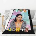 thumbnail image 1 of Kali Actress Uchis Flannel Blanket Air Conditioning Blanket Nap Blanket Sofa Throw Blanket Throw Blankets 50"X40", 1 of 6