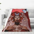 thumbnail image 1 of Kali Actress Uchis Flannel Blanket Air Conditioning Blanket Nap Blanket Sofa Throw Blanket Throw Blankets 60"X50", 1 of 1