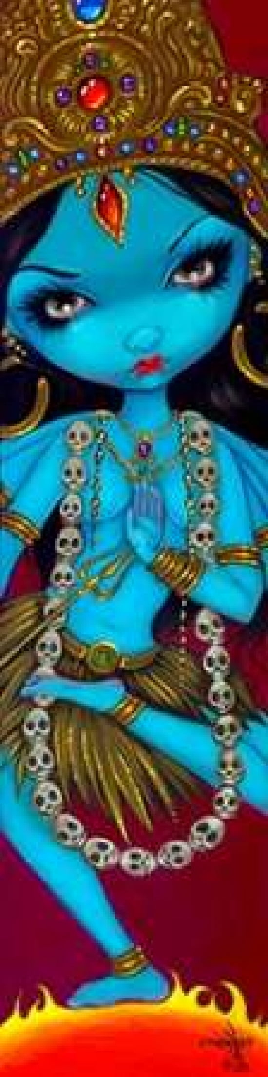 Kali Canvas Art - Jasmine Becket-Griffith (8 x 24)
