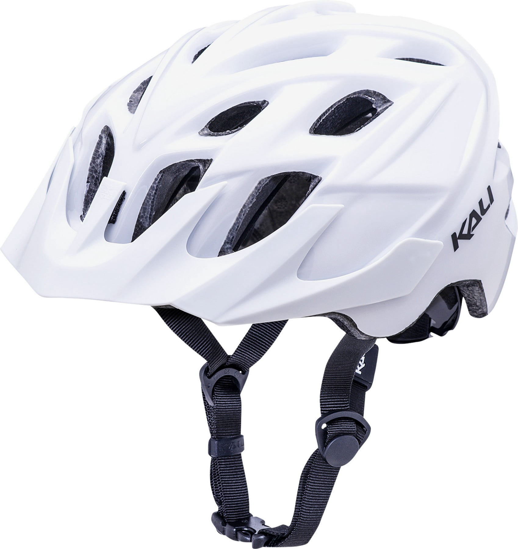Kali Chakra Solo Mountain Bike Helmet White LG/XL