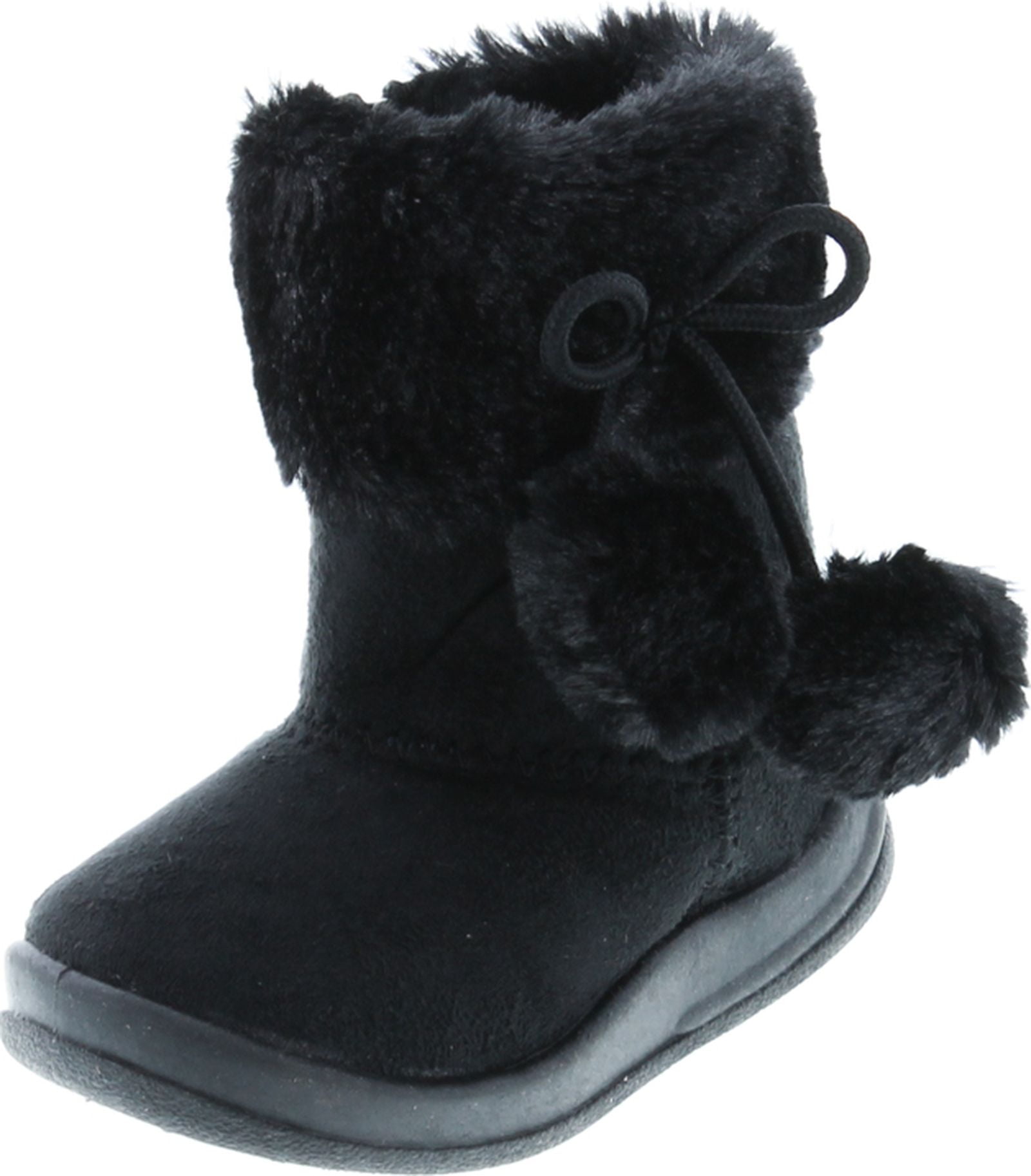 Girls boots with pom poms sale