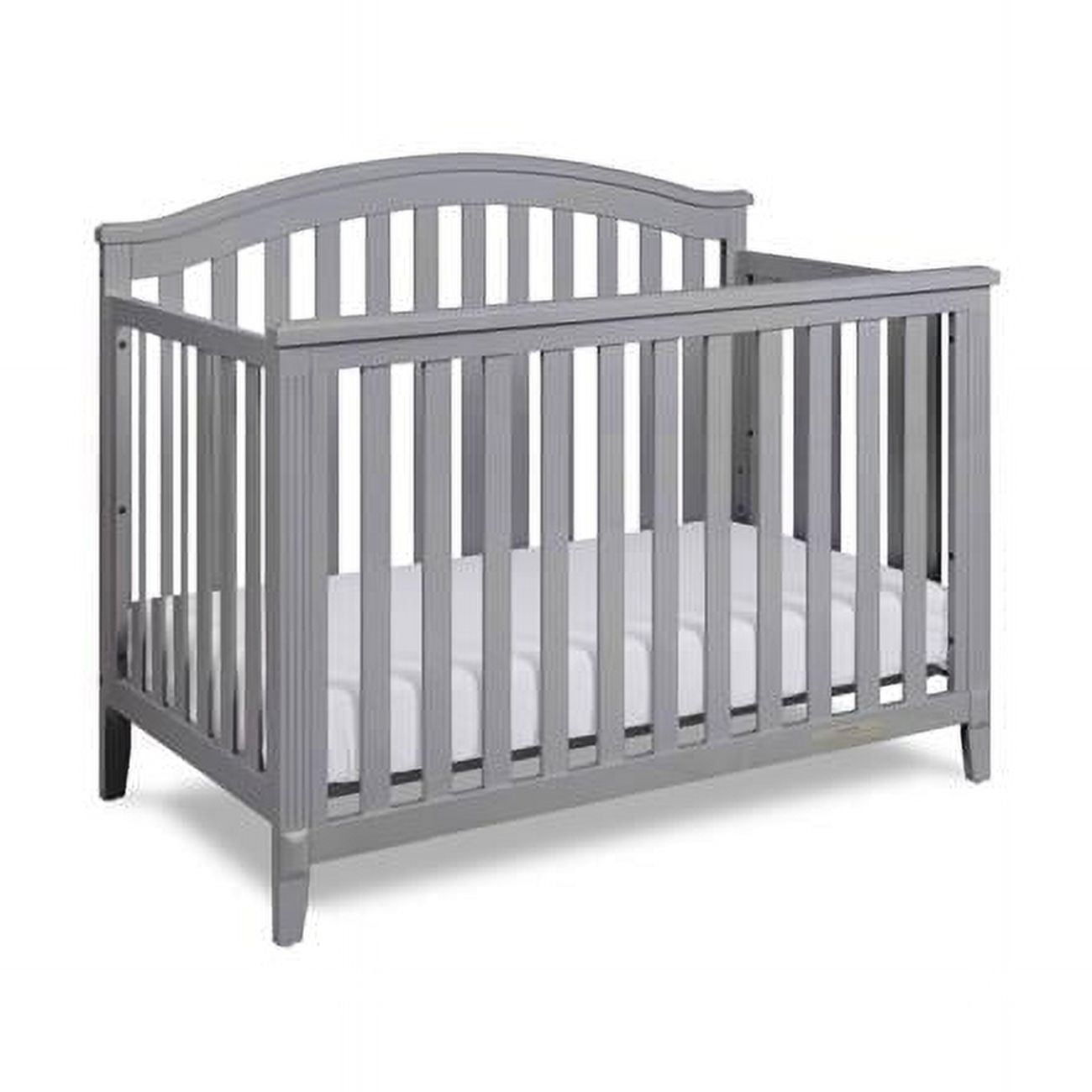 Gray Pine 4-in-1 Convertible Baby Crib