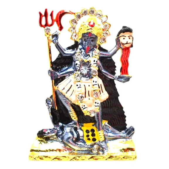 Kali Maa Vaishno Maa Durga Maa metal with Stone -Statue -Murti Energized