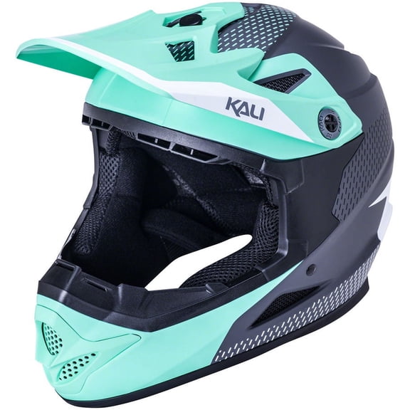 Kali Protectives Zoka Dash Full-Face Helmet - Matte Seafoam/Gray Large