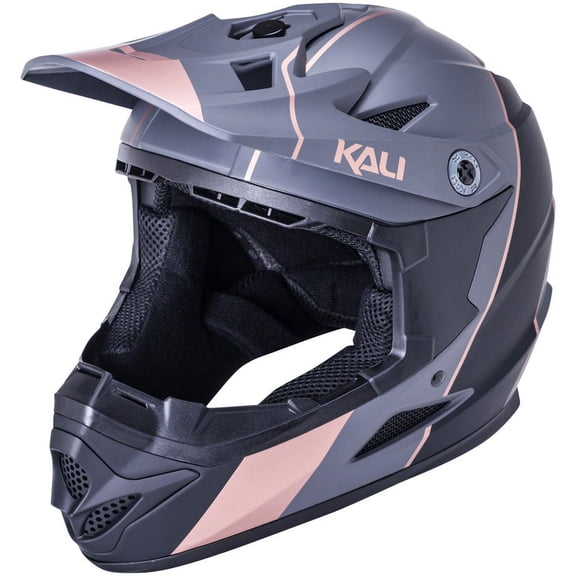 Kali Protectives Zoka Stripe Full-Face Helmet - Matte Black/Bronze Large