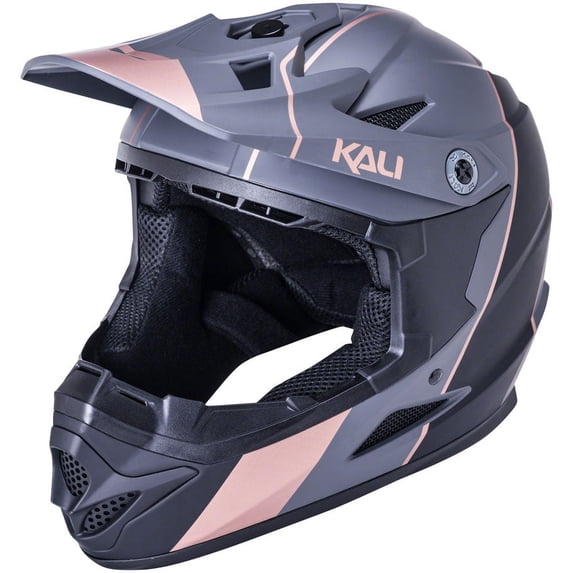 Kali Protectives Zoka Stripe Full-Face Helmet - Matte Black/Bronze X-Large