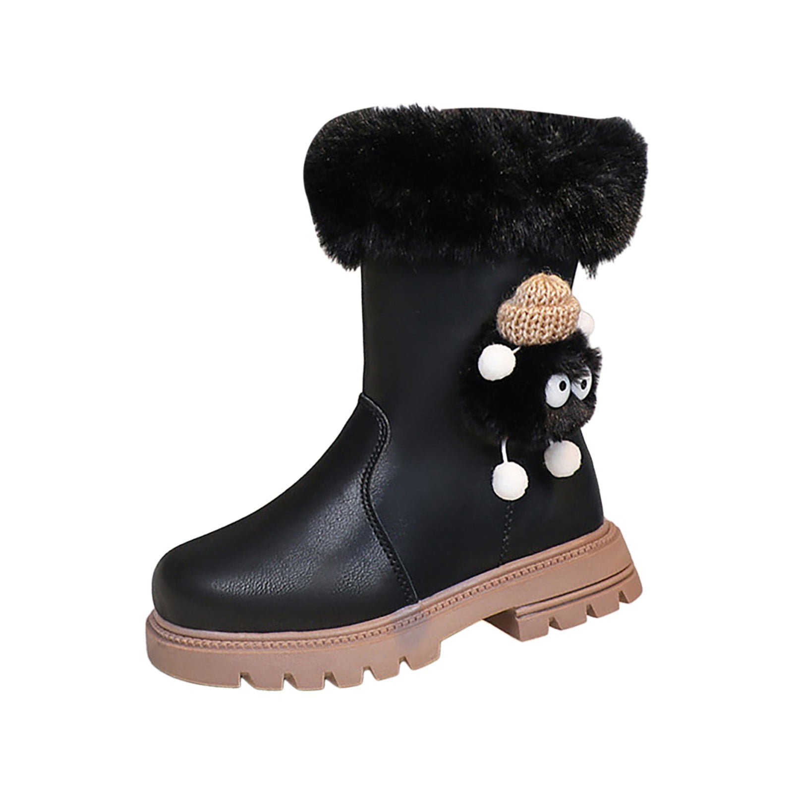 Kali_Store Toddler Girl Winter Boots Children Ankle Winter Shoes Sports ...