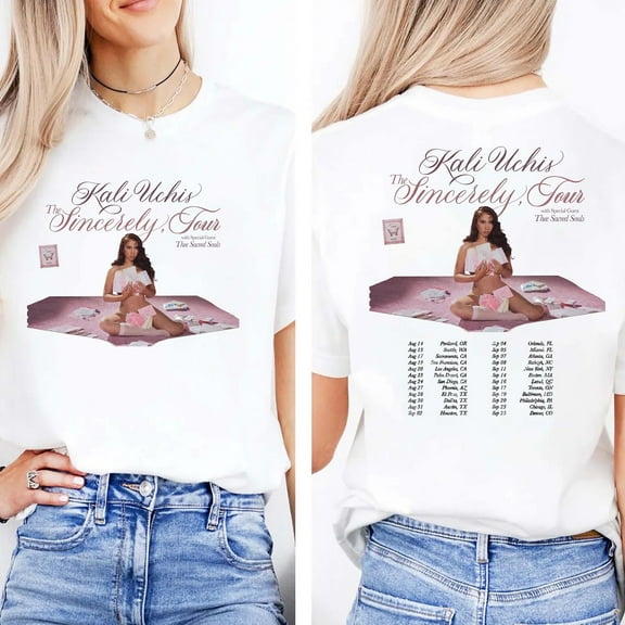 Kali Uchis T-shirt, Music Tour 2025 Shirt, Unisex Tee,White Color,Size XL
