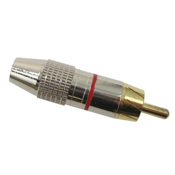 Kalibur GRCA Gold Plated Metal Male RCA Phono Plug