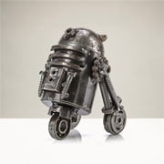 Kalifano RMS-250R2-N 5.5 in. R2D2 Inspired Recycled Metal Sculpture