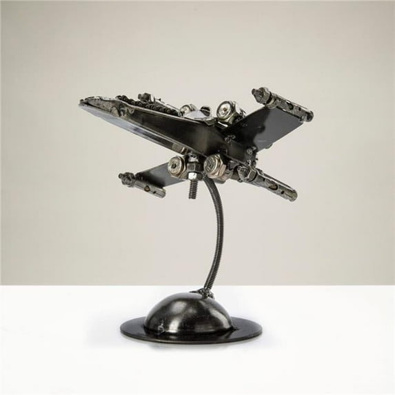 Kalifano RMS-400XW-N 7 in. X-Wing Inspired Recycled Metal Sculpture