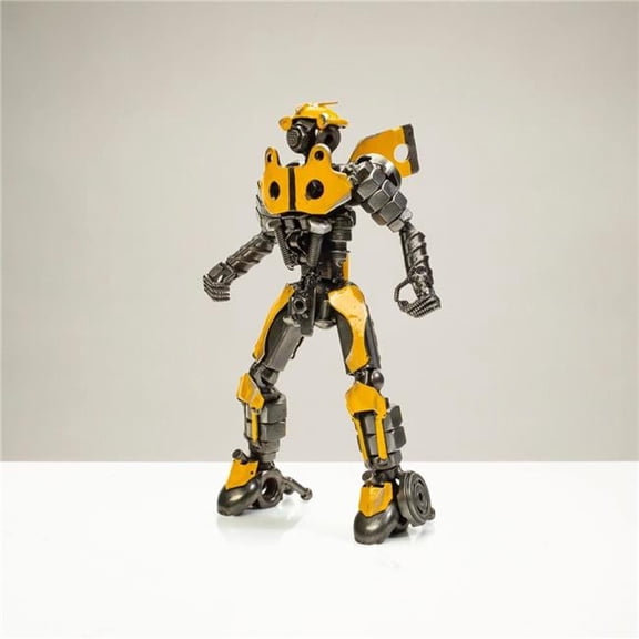 Kalifano RMS-700BBA-N 11 in. Bumblebee Inspired Recycled Metal Sculpture