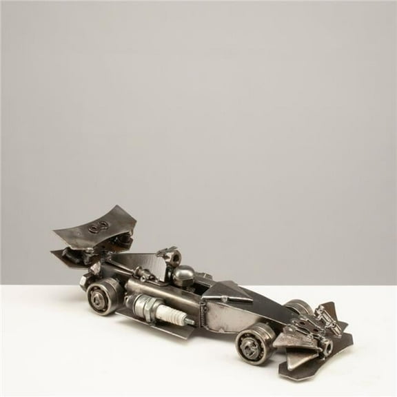 Kalifano RMS-800F1-N 10.5 in. Formula 1 Inspired Recycled Metal Car