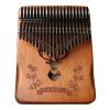 Kalimba 21 Keys Thumb Piano Portable Mbira Finger Piano Gift Sport Supplies (Forest Deer)