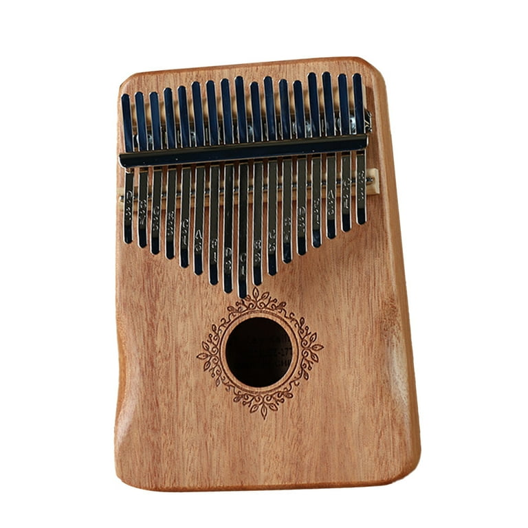 Kalimba Solid Wood Thumb Piano 17 Keys Portable Finger Piano with Tuning Hammer Finger Covers Key Stickers More Included Great Gift for Family