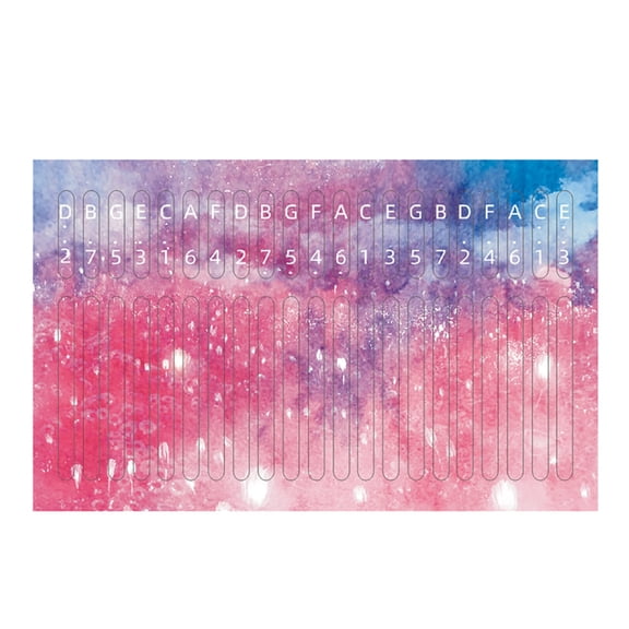 Kalimba Stickers, 21 Keys Thumb Piano Sticker Thumb Piano Decals Keyboard Instruments Accessories for Beginner Learner