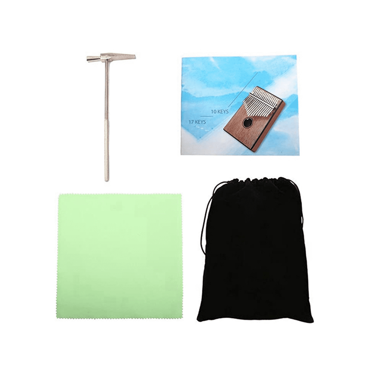 Kit DIY Per Kalimba - 17 Tasti + Ponticello + Martello Per Accordatura - Foto 11