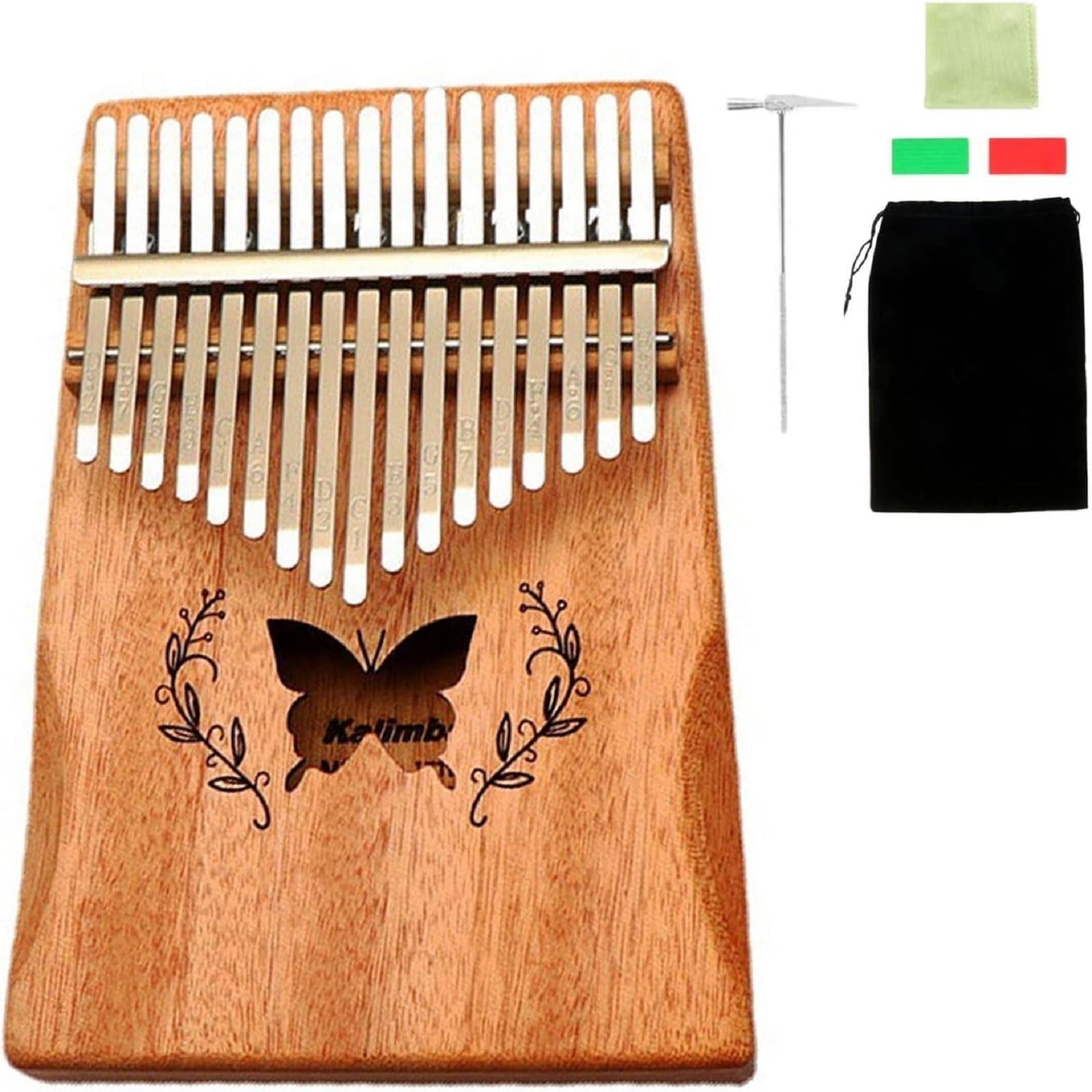 17 Keys Kalimba Thumb Piano Spruce Wood Portable Mbira Finger Piano Gifts For Kids Adult Beginners With Tune Hammer I.1413816116