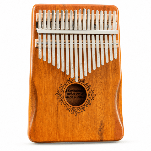 Kalimba Thumb Piano for Adults - Portable Musical Instruments for Beginners, 17-Key