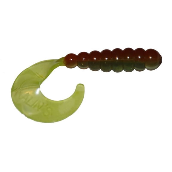 Kalin 2TG10-818 Triple Threat Grub 2" Green Weenie 10 Per Pack