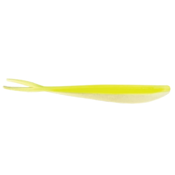 Kalin's 3” Mini Jerk Minnow White/Chartreuse 10 per pack