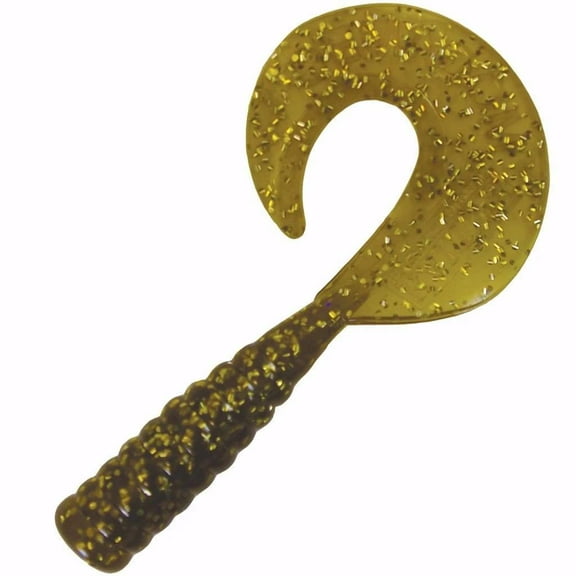 Kalin's Big'N Grub 10 inch Soft Plastic Grub 2 pack (Rootbeer Flake)