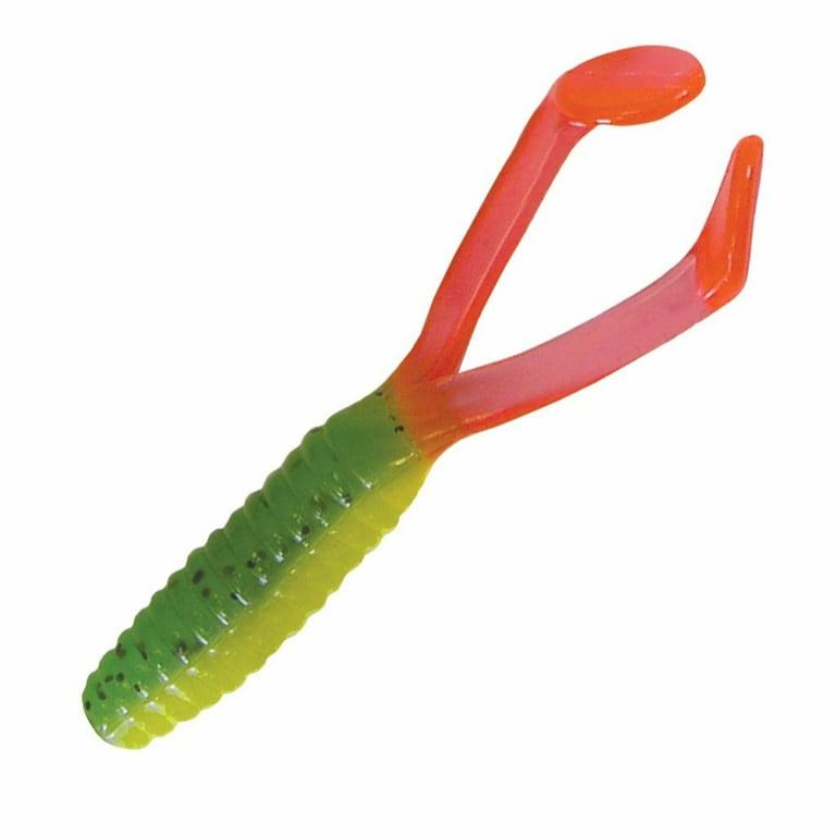 Kalin's 1.75 in. Triple Threat Crappie Scrub Grub Firetiger 10ct