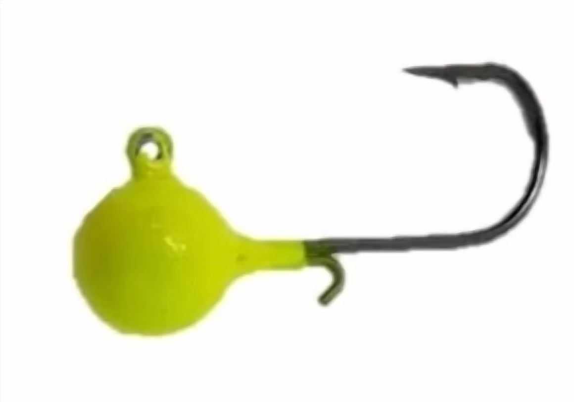 Kalin's Freshwater Triple Threat Fishing Jig Chartreuse 1/32 oz. 10ct Lake