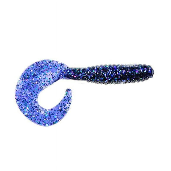 Kalin's Lunker Grub 5 inch Junebug Hologram
