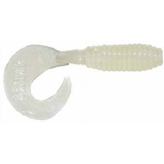 Kalin's Lunker Grub Soft Plastic Grub 10 pack (Glow-In-The-Dark, 3 inch)