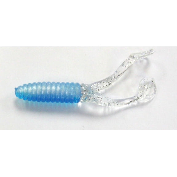 Kalin's TSC10-814 Triple Threat Crappie Scrub 1-3/4In 10Pk Black Silver Lure