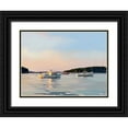 thumbnail image 1 of Kalina, Emily 18x15 Black Ornate Wood Framed with Double Matting Museum Art Print Titled - Peaceful Harbor I, 1 of 4