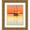 thumbnail image 1 of Kalina, Emily 20x24 Gold Ornate Wood Framed with Double Matting Museum Art Print Titled - Sailing Portrait V, 1 of 4