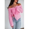 thumbnail image 1 of Kalinda Off The Shoulder Top - Bubblegum, 1 of 6
