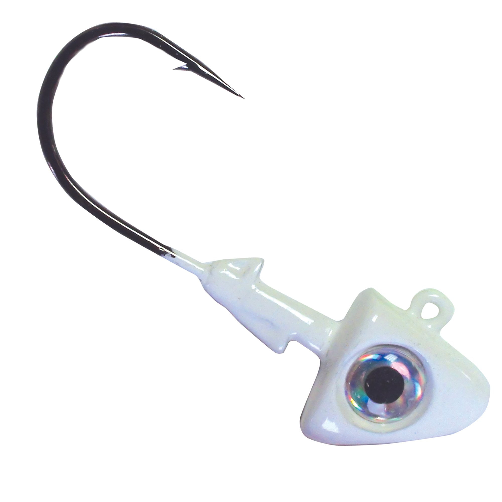 Kalins 1/2 oz. Freshwater Ultimate Fishing Jig, White, Lakes River, 3pk