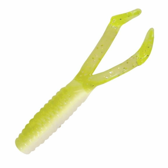 Kalins Freshwater 1.75" Triple Threat Soft Plastics Grub, Lemon Meringue, 10ct, Lake
