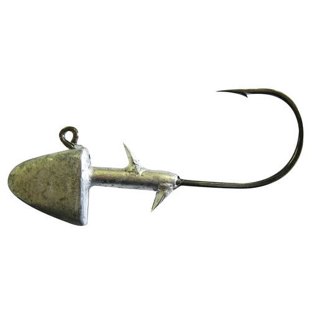 Kalins Freshwater Ultimate Swim Bait Soft Plastic Fishing Jig, Nickel, 1 oz, 3pk, Lake