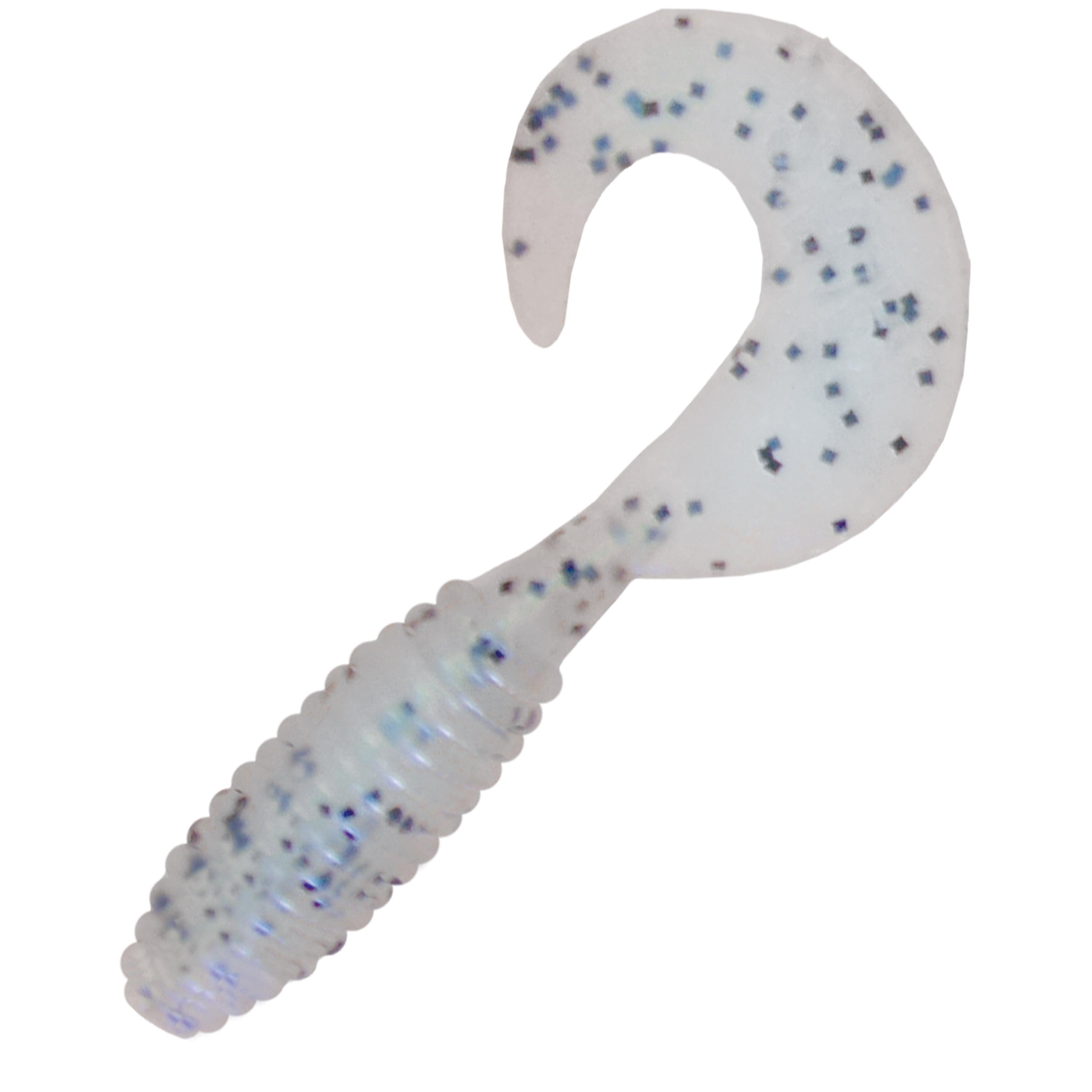 Kalins Lunker Grub 3", 10pk, Blue Pearl/Salt & Pepper