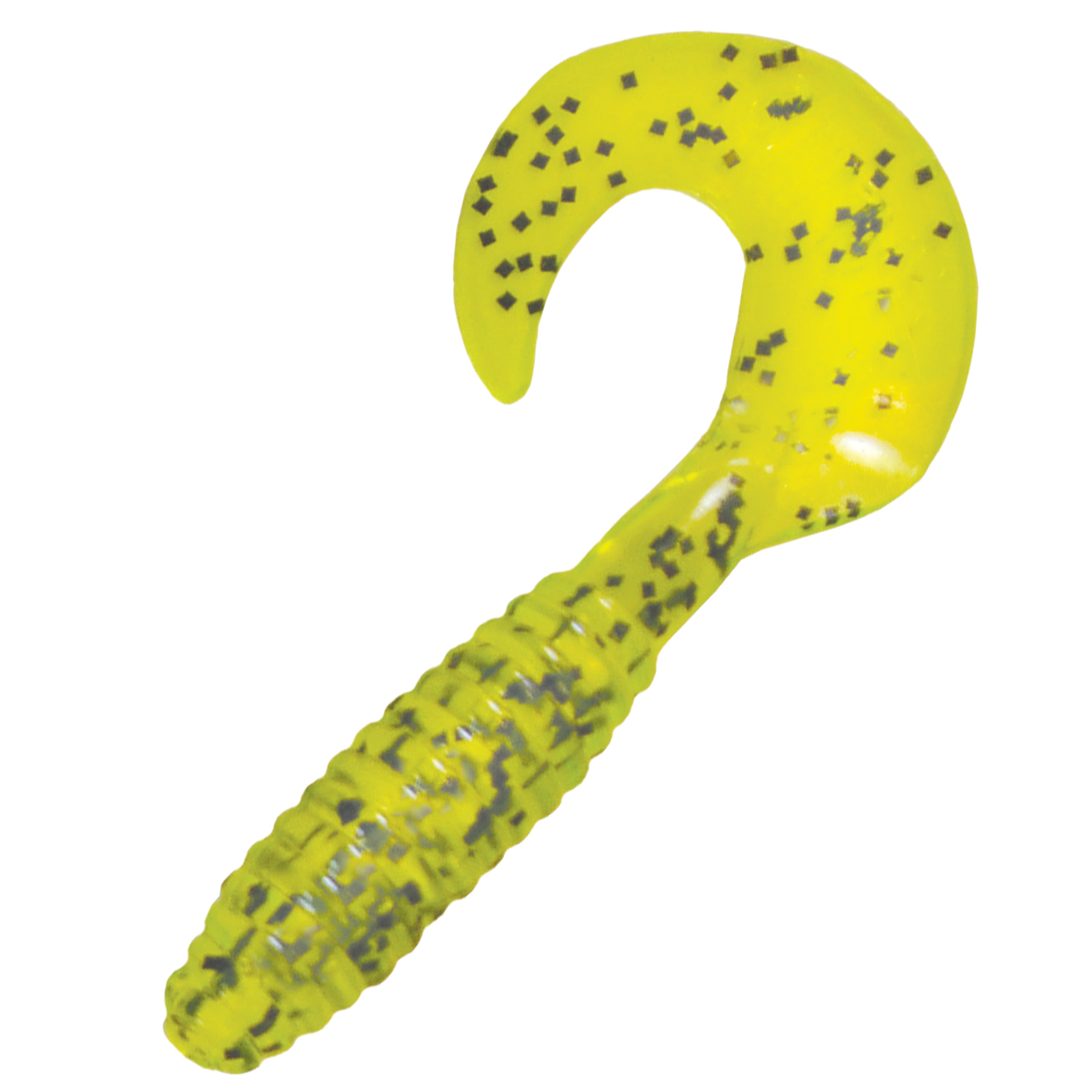 Kalins Lunker Grub 4 Chartreuse Salt & Pepper - Walmart.com